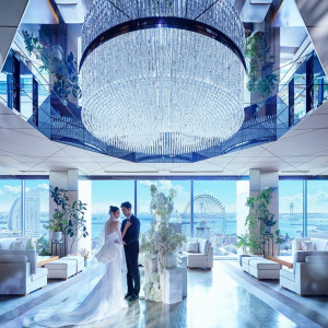 贅沢な景色がふたりのものに|YOKOHAMA MONOLITH ～横浜モノリス～の写真(54522882)