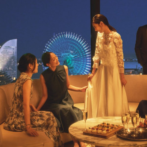 ラグジュアリーなラウンジでのアフターパーティーも叶う|YOKOHAMA MONOLITH ～横浜モノリス～の写真(54523306)