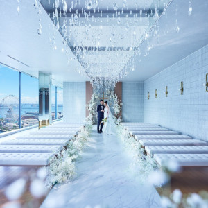 地上100mのクリスタルチャペル|YOKOHAMA MONOLITH ～横浜モノリス～の写真(54520349)