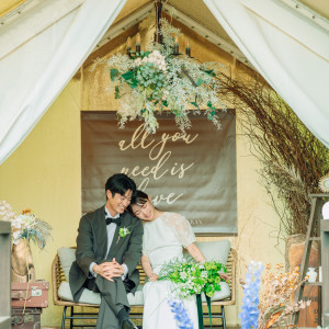 テントハウスはフォトスポットとして|鶴見ノ森 迎賓館の写真(52587845)