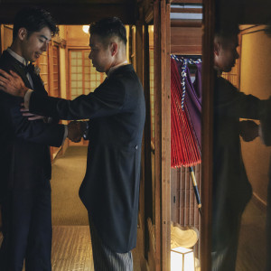 男同士の【しっかりな】という会話には言葉はいらず厚みのある手から伝わる温かさに応えるのみ。|ザ キクスイロウ ナラパーク(菊水楼)の写真(47707315)