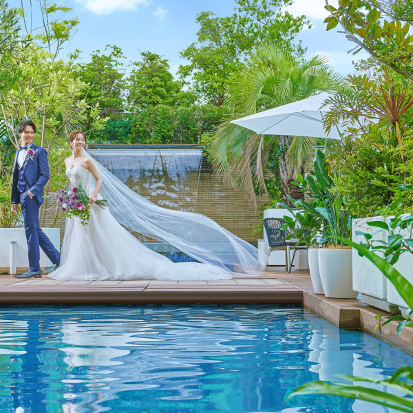 ガーデンでの撮影も可能です