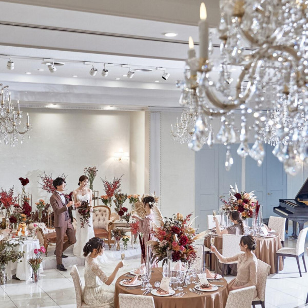 おふたりのお好みのコーディネートでアレンジ可能