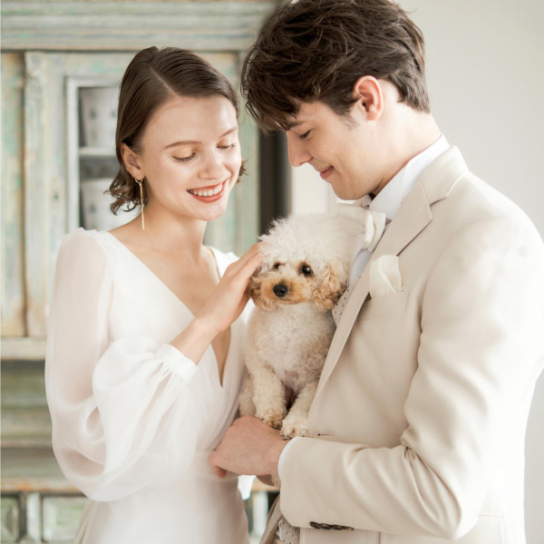 結婚式は待合スペースとチャペル、フォトなら全館同伴OK◎