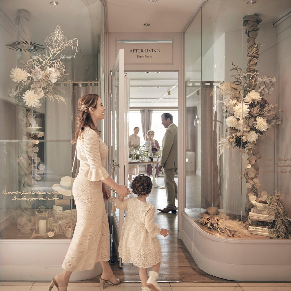 式場には授乳用の個室やおむつ交換スペースあり*結婚式当日はキッズスペースやお子様椅子のご用意が可能