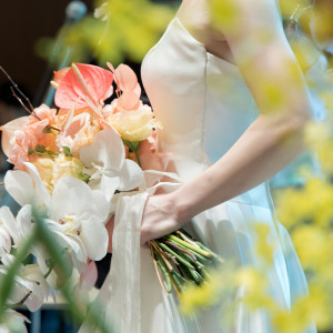 お好みの花材を使用してこだわり派のおふたりの理想もカタチに。|アカガネリゾート京都東山（AKAGANE RESORT KYOTO HIGASHIYAMA）の写真(18310554)