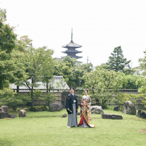 【非公開寺院 月真院】他とは違う新しいガーデン挙式が叶います。|アカガネリゾート京都東山（AKAGANE RESORT KYOTO HIGASHIYAMA）の写真(54916197)