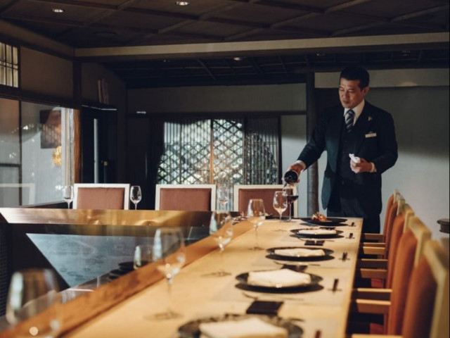 VIP席「極」での贅沢コース