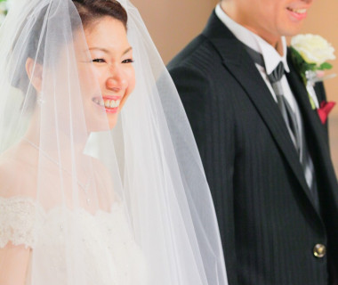 新郎新婦のご入場。
あなたにとって誰よりも幸せな1日になりますように☆