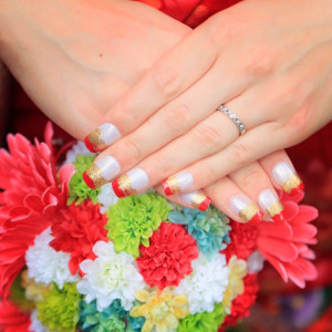 ネイルもお着物に合わせてこだわってみませんか？指輪が更に輝くお手元に彩って♡グランシア須賀川♡|グランシア須賀川の写真(1318831)