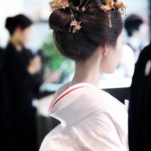 なんとこちら地毛で結い上げた日本髪です！ベテランの美容師ももちろんいますので日本髪も安心してお任せください♡グランシア須賀川♡|グランシア須賀川の写真(1318846)