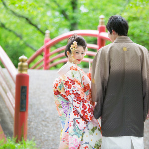 提携の神社にて厳粛な神前式も叶う！