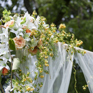 ＃ガーデン挙式＃自然＃緑＃ナチュラル＃装飾品＃オシャレ♡グランシア須賀川♡|グランシア須賀川の写真(2721330)