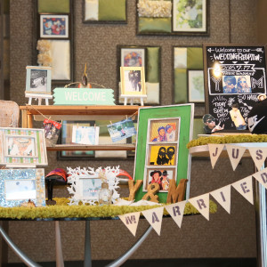 オシャレなお二人はこんな感じに仕上げました♡写真が沢山あってゲストの皆様も見応えたっぷりのようでした✨|グランシア須賀川の写真(1859781)