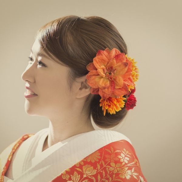 しっとり和装も人気です♡優しい笑顔から幸せが伝わりますね(^^)♡グランシア須賀川♡|グランシア須賀川の写真(1318404)