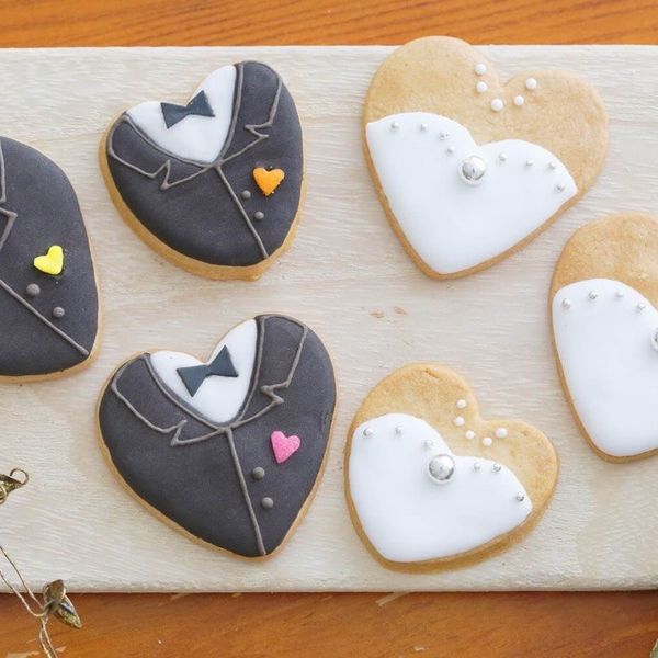 送賓用クッキー。新郎新婦をモチーフに✨こんなに可愛いと食べるのももったいないですよねっ♡グランシア須賀川♡|グランシア須賀川の写真(1318845)