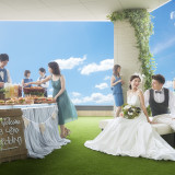 リニューアルした全面芝生のスカイテラス♪