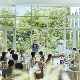 HP限定【年始Premium*試食付】緑溢れるガーデン×挙式×貸切体験
