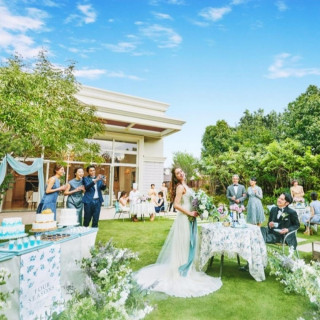 【週末限定*開放感溢れるガーデン邸宅】挙式料&スイーツ試食