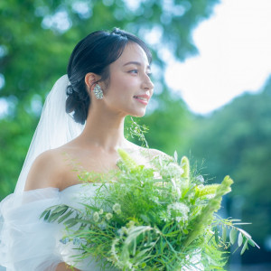 お衣装に合わせたブーケでより華やかに|ガーデンテラス 東山の写真(38578651)