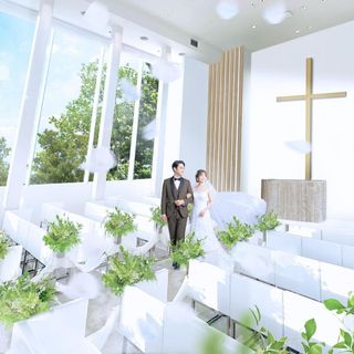*26年夏チャペルリニューアル*ギフト2万円付！緑&光の挙式×3万試食