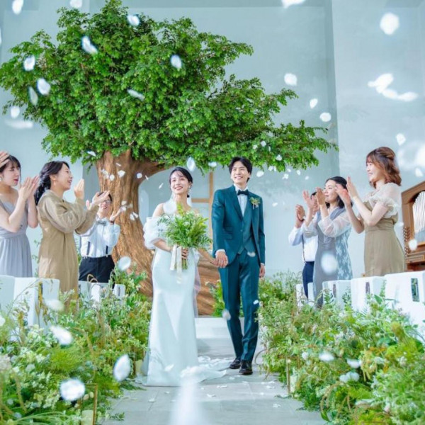 お近くで祝福をいただける距離感