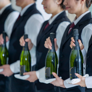 華やかな乾杯シーンを彩る乾杯酒も各種ご用意しております|ザ・リーヴス プレミアムテラスの写真(55286597)