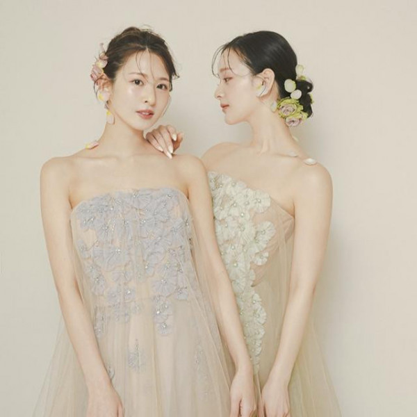 SNSでも人気！ドレスは憧れの「fiore bianca」