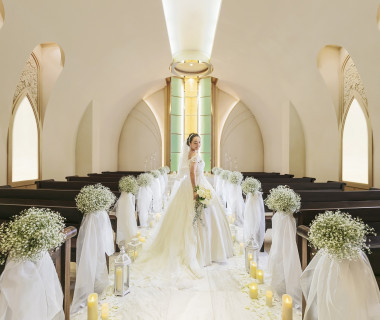#wedding #チャペル #バージンロード #大理石 #白 #キリスト教 #人前式