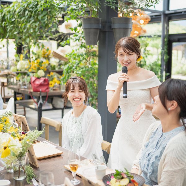 ご会食の場はゲストとのコミュニケーションを大事にできます