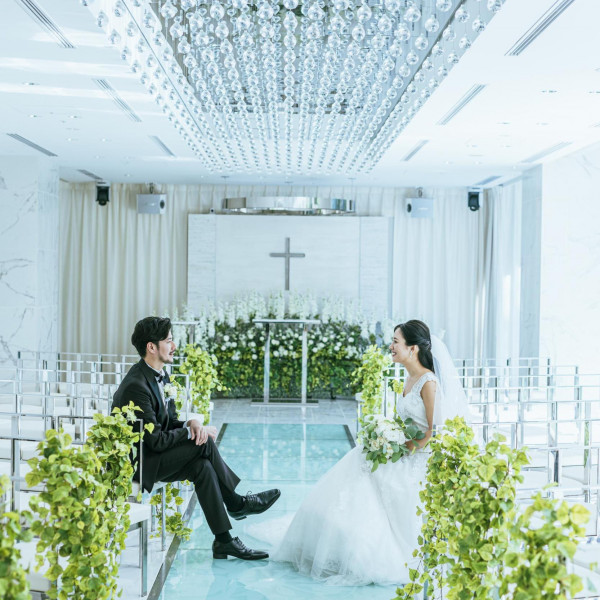 チャペルでもセレモニー写真も人気