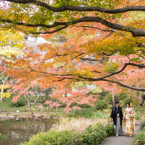 御殿山庭園の紅葉