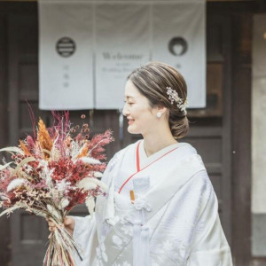 白無垢×ブーケのコーディネイト|Dubonnet(デュボネ)の写真(56690245)