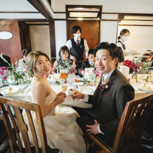 お二人を囲む会食スタイル|Dubonnet(デュボネ)の写真(56694029)