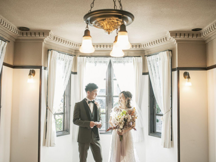 国の重要有形文化財でどこを切り取っても素敵なシーンに