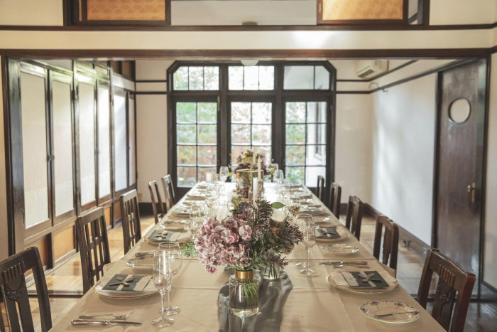 和の伝統美が織り成す安らぎ空間でふたりの幸せな気持ちが伝わる温かな祝宴を