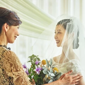 【ベールダウン】純白のベールをおろす瞬間は、結婚の時を迎える幸せの瞬間|八雲迎賓館の写真(33763701)