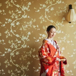小物やブーケを合わせてトータルコーディネート|八雲迎賓館の写真(31754931)