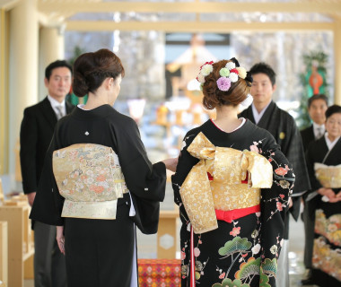 美しく「開花」した花嫁とご家族の歩みを噛み締める「開花の歩み」