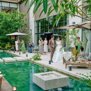 【THE GARDEN ROOM】 ガーデンテラス付き。自然体で感謝の気持ちが伝えられるのも人気の理由|THE GRAND ORIENTAL MINATOMIRAI(グランドオリエンタル みなとみらい)の写真(52354854)