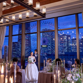 残▲【Xmasスイーツ&36大特典】煌めくみなとみらい×NEW挙式体験