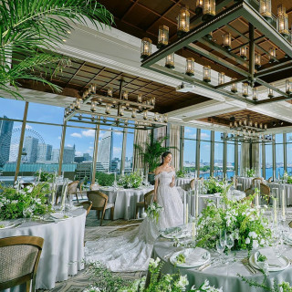 【海広がる＊みなとみらいの特等席】憧れ挙式体験×絶品試食付き