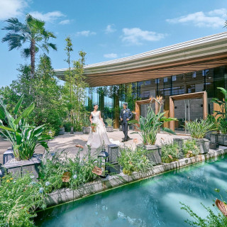 【憧れプール付ガーデン】絶景リゾート×緑*光の感動挙式×試食