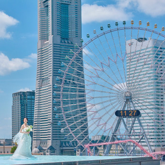 みなとみらいの景色を360°望む絶好のロケーション