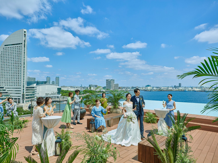 みなとみらいの絶景を望みながら過ごすWedding*