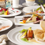 コース料理は全部で4種類。内容の組み換えが出来るのもアンジェラならでは。