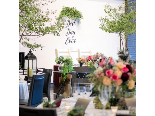 結婚式当日は“貸切”のウエディング会場!