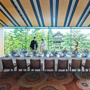 庭園内に新設された犀（SAI）。歴史を感じる趣のある日本家屋|辻家庭園 ～前田家家老旧横山家迎賓館～（金沢市指定文化財）の写真(56055902)