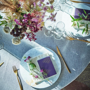 ひとつひとつのアイテムにコンセプトが宿ることで美しいパーティが生まれる|辻家庭園 ～前田家家老旧横山家迎賓館～（金沢市指定文化財）の写真(56055819)