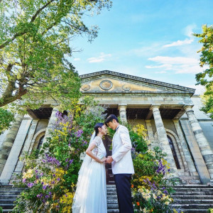 緑に包まれて大切な人達からたくさんのあたたかい祝福を。|旧桜宮公会堂の写真(57102822)